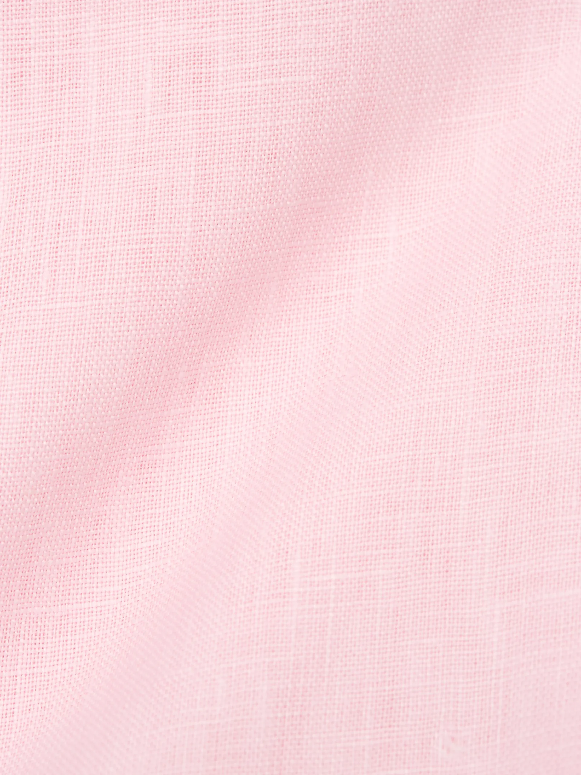 Favourbrook Pink Bridford Linen Cutaway Collar Shirt- Shirts
