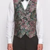 Favourbrook Pink Chatsworth Silk Single Breasted 6 Button Waistcoat- Waistcoats | Single Breasted Waistcoats