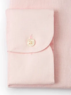 Favourbrook Pink Colne Linen Helford Shirt- Shirts