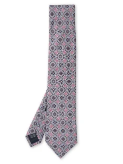 Favourbrook Pink Garston Silk Tie- Ties