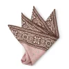 Favourbrook Pink Osterley Silk Pocket Square- Pocket Squares