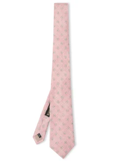 Favourbrook Pink Osterley Silk Tie- Wedding Attire | Ties