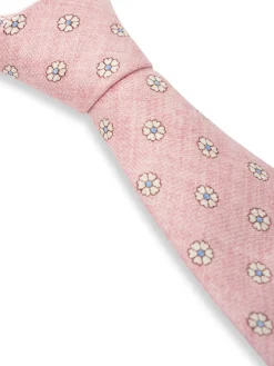 Favourbrook Pink Osterley Silk Tie- Wedding Attire | Ties