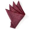 Favourbrook Pink Sandham Silk Pocket Square- Pocket Squares