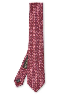 Favourbrook Pink Sandham Silk Tie- Ties