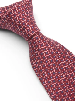 Favourbrook Pink Sandham Silk Tie- Ties