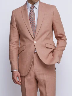Favourbrook Pink Sidmouth Linen Ebury Jacket- Suits
