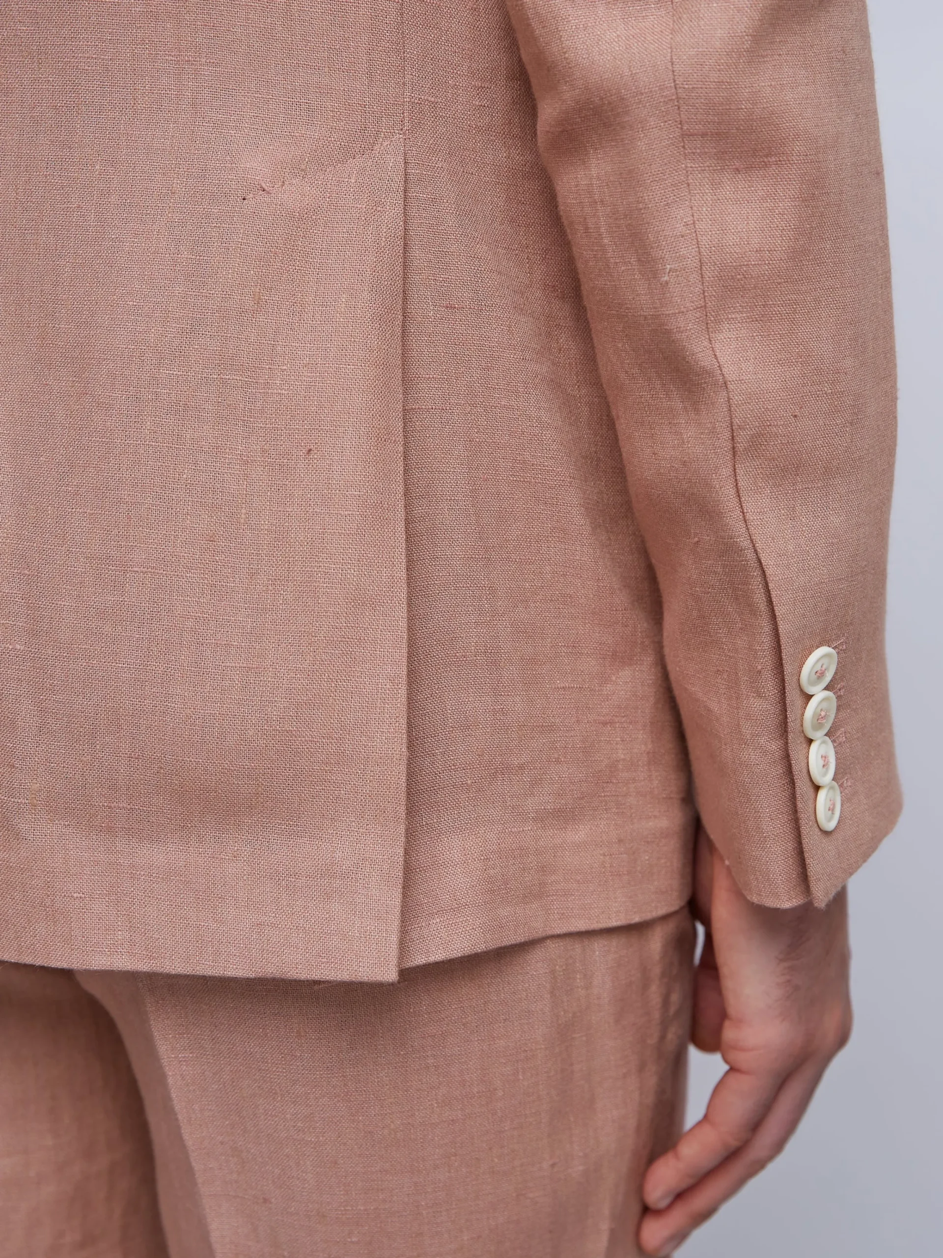 Favourbrook Pink Sidmouth Linen Ebury Jacket- Suits