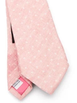 Favourbrook Pink Spot Milford Tie- Ties