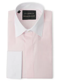 Favourbrook Pink/White Steed Cotton Gatsby Shirt- Shirts