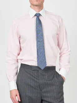 Favourbrook Pink/White Steed Cotton Gatsby Shirt- Shirts