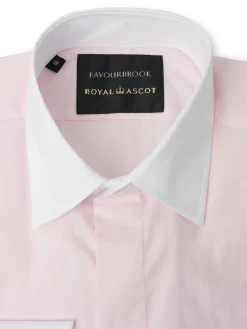 Favourbrook Pink/White Steed Cotton Gatsby Shirt- Shirts