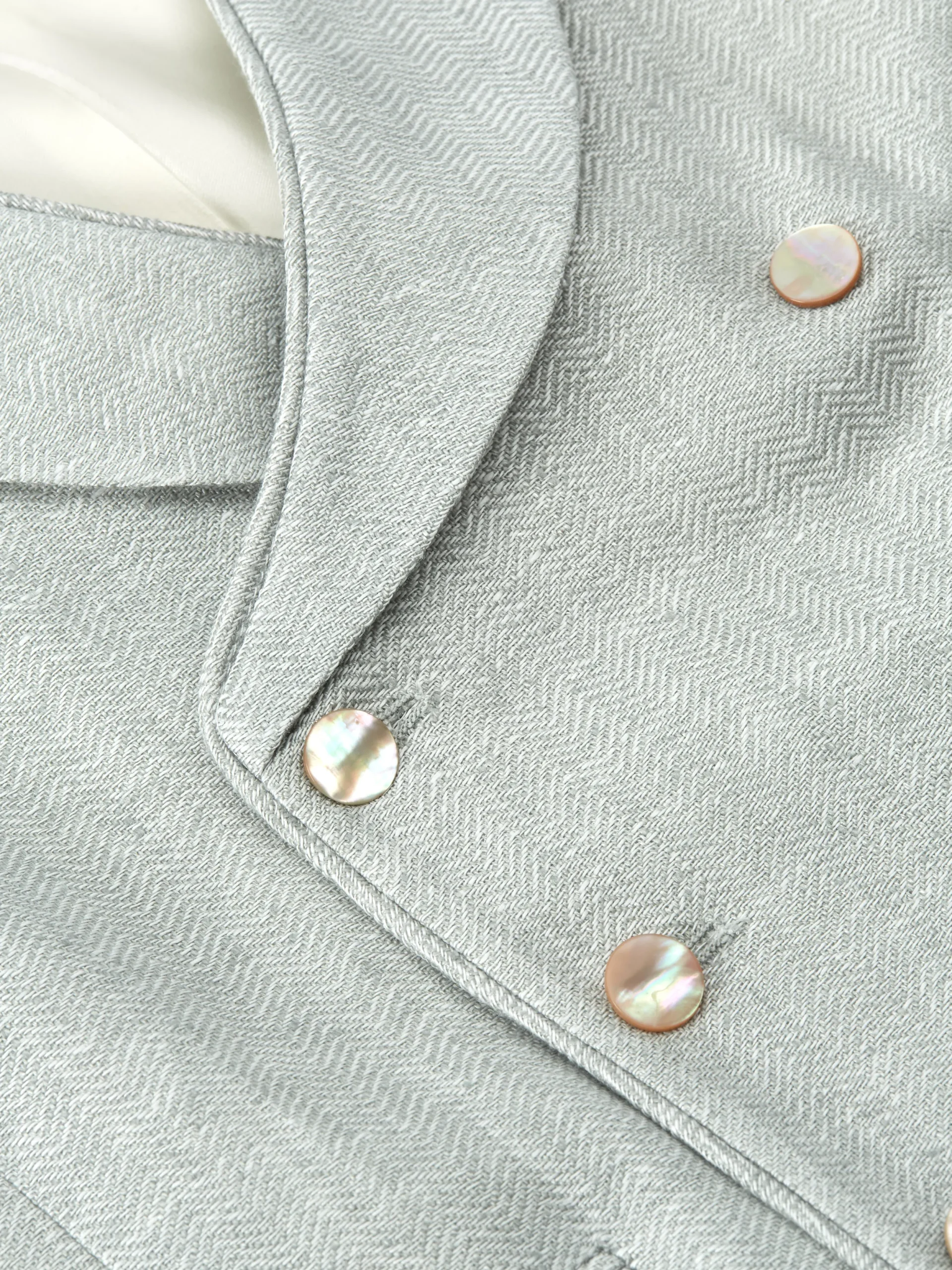 Favourbrook Pistachio Randwick Double Breasted 8 Button Shawl Lapel Piped Waistcoat- Waistcoats | Shawl Lapel Waistcoats