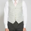 Favourbrook Pistachio Randwick Single Breasted 6 Button Piped Waistcoat- Waistcoats | Royal Ascot Waistcoats
