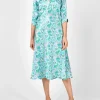 Favourbrook Poppy Dress Green Clarence Silk Satin-Women Mother Of The Bride | Dresses