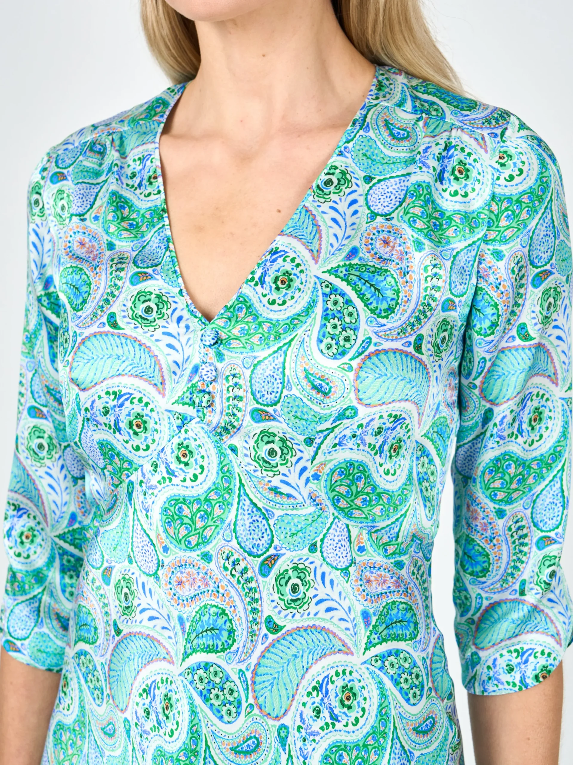 Favourbrook Poppy Dress Green Clarence Silk Satin-Women Mother Of The Bride | Dresses