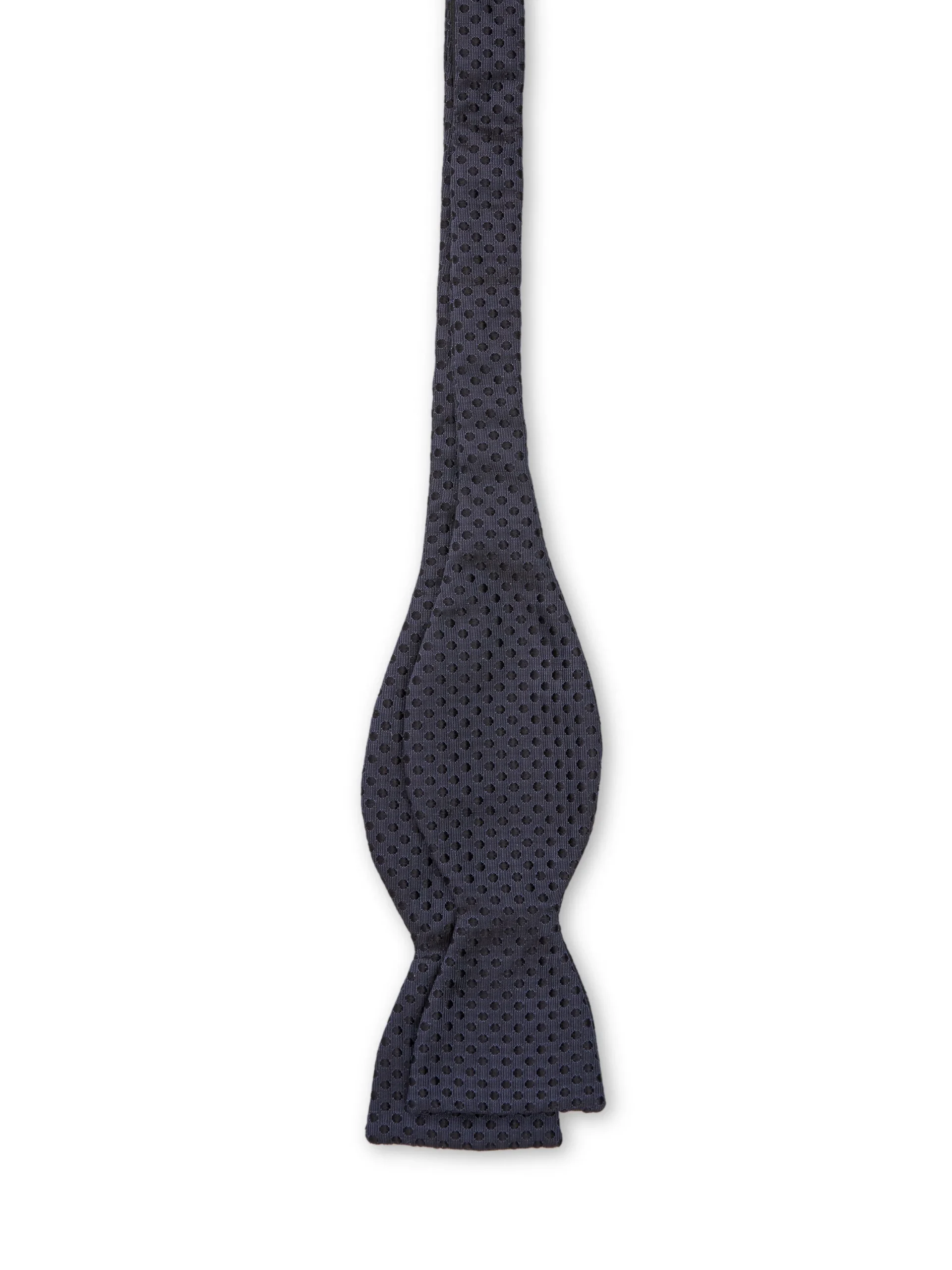 Favourbrook Purple Black Spots Silk Bow Tie- Bow Ties