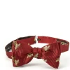 Favourbrook Red Gold Bees Silk Bow Tie- Eveningwear | Bow Ties