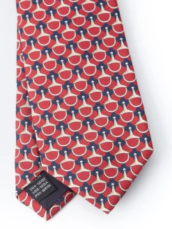 Favourbrook Red Stirrup Tie- Ties