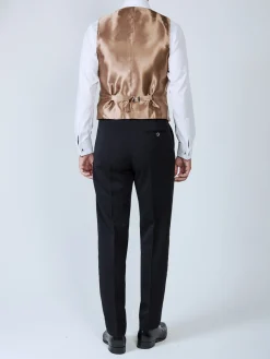 Favourbrook Red Winnington Silk Single Breasted 6 Button Waistcoat- Groomswear | Waistcoats