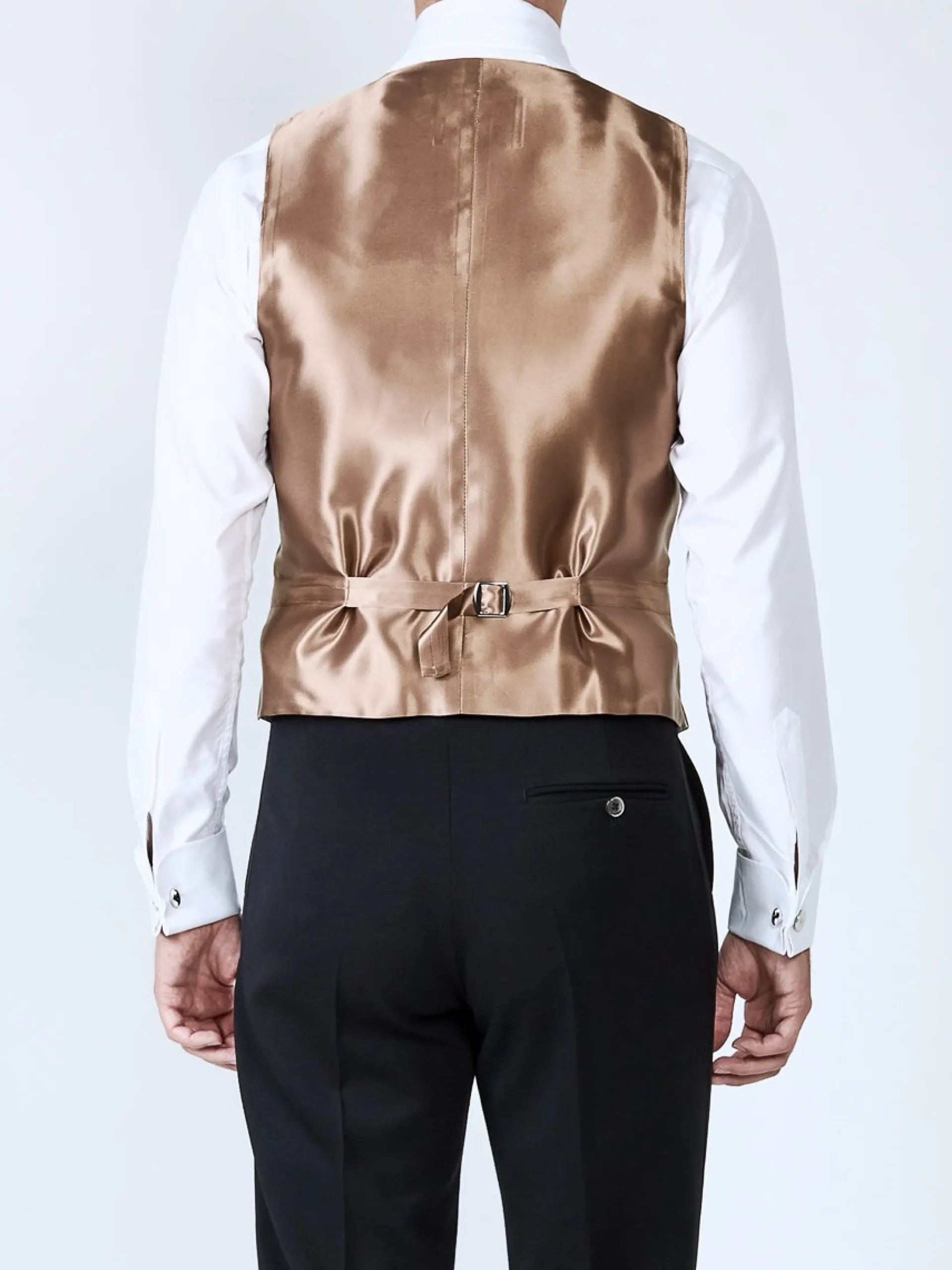 Favourbrook Red Winnington Silk Single Breasted 6 Button Waistcoat- Groomswear | Waistcoats