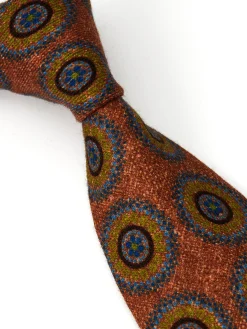 Favourbrook Rust Chaldon Wool Tie- Ties