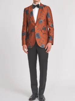 Favourbrook Rust Grantham Newport Jacket- Dinner Jackets