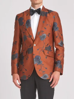Favourbrook Rust Grantham Newport Jacket- Dinner Jackets