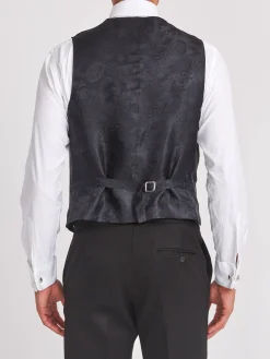 Favourbrook Rust Grantham Single Breasted 6 Button Waistcoat- Waistcoats | Single Breasted Waistcoats