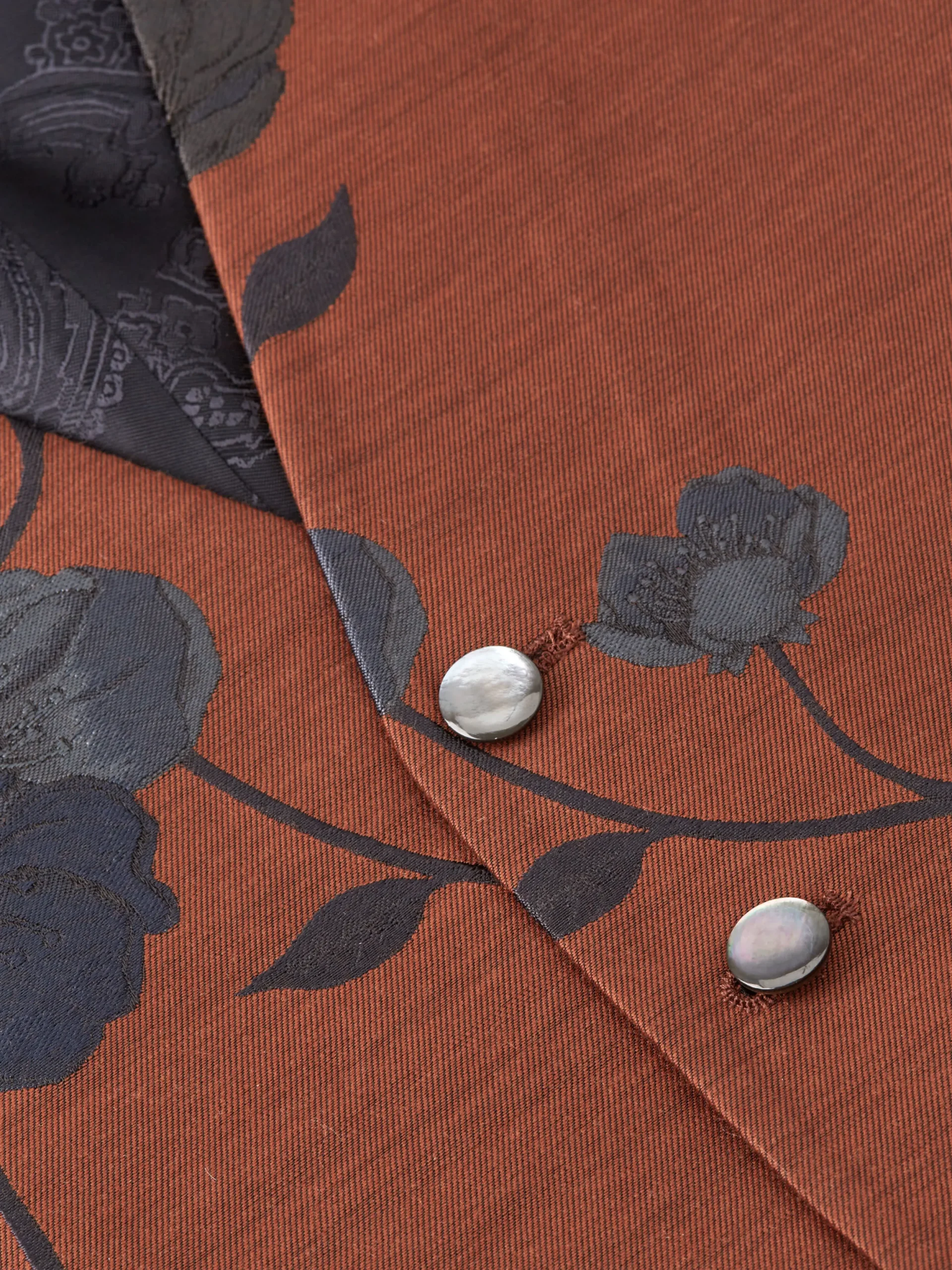 Favourbrook Rust Grantham Single Breasted 6 Button Waistcoat- Waistcoats | Single Breasted Waistcoats