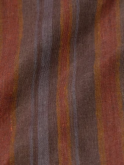 Favourbrook Rust Multi Perran Linen Ivy Shirt- Shirts