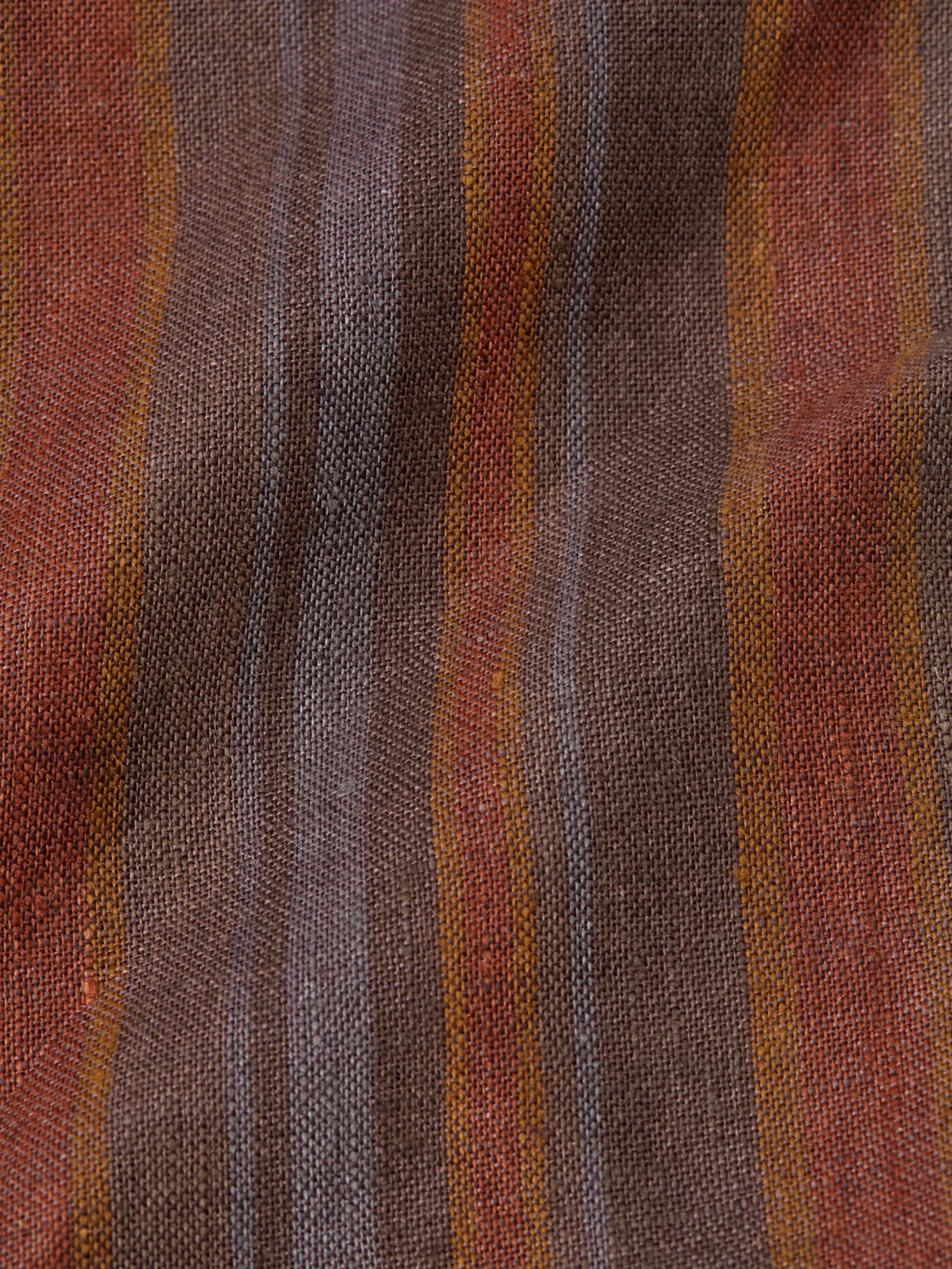 Favourbrook Rust Multi Perran Linen Ivy Shirt- Shirts