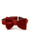 Favourbrook Rust Velvet Bow Tie- Bow Ties