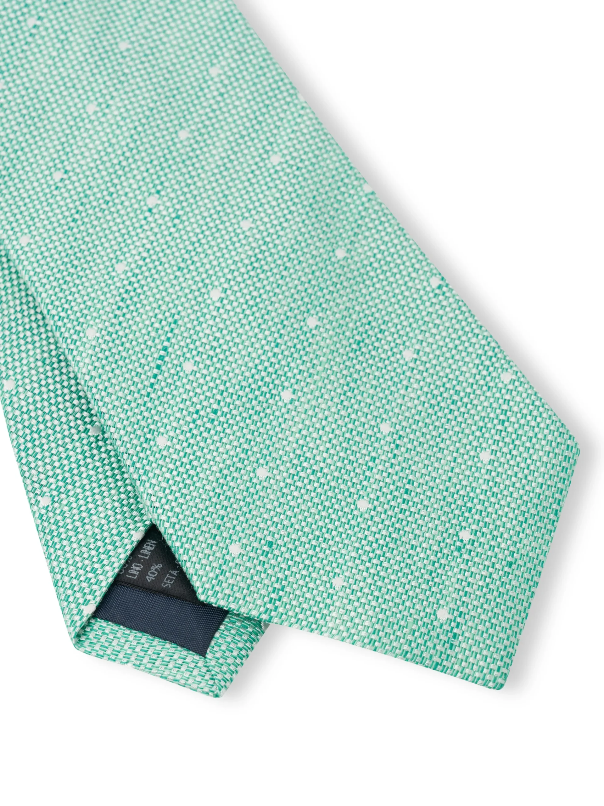 Favourbrook Sage Green Ledbury Linen Tie- Ties