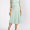 Favourbrook Serena Circle Dress Peppermint Plain Silk Georgette-Women Mother Of The Bride | Dresses