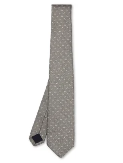 Favourbrook Silver Berries Silk Tie- Ties