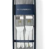 Favourbrook Silver Gold Bees Silk Braces- Braces