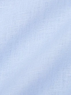 Favourbrook Sky Blue Bridford Linen Cutaway Collar Shirt- Shirts