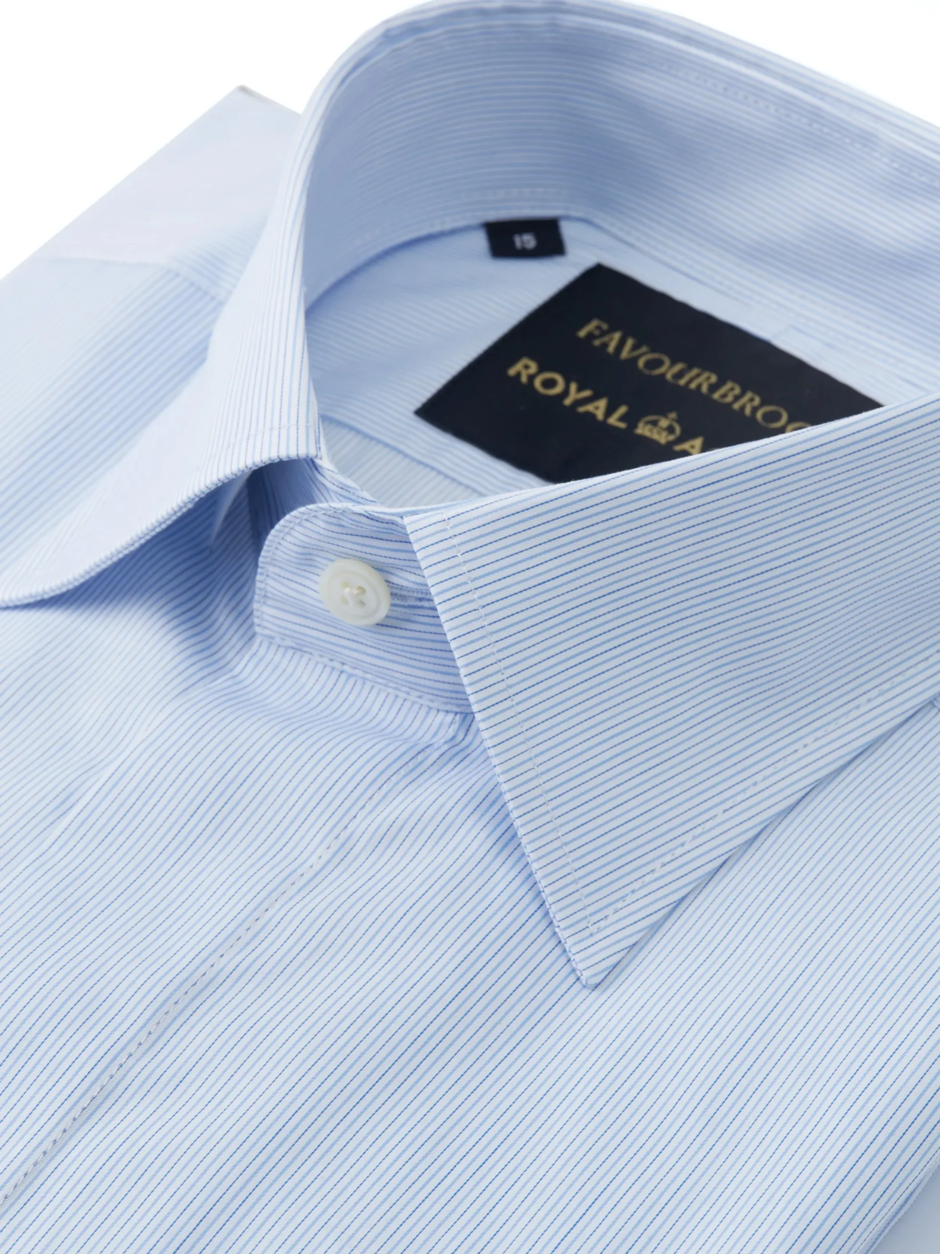 Favourbrook Sky Blue Edinburgh Gatsby Shirt- Shirts