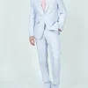 Favourbrook Sky Blue Randwick Linen Ebury Jacket- Wedding Attire | Suits