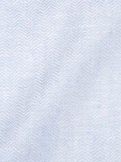 Favourbrook Sky Blue Randwick Single Breasted 6 Button Piped Waistcoat- Waistcoats | Single Breasted Waistcoats