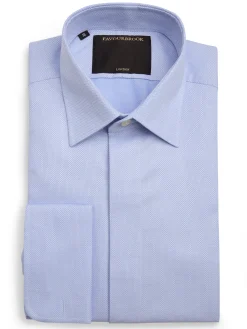 Favourbrook Sky Blue Sloane Cotton Gatsby Shirt- Shirts