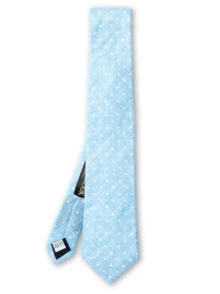 Favourbrook Sky Blue Spot Milford Tie- Ties