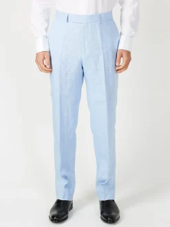 Favourbrook Sky Evering Linen Windsor Trouser- Trousers