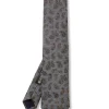 Favourbrook Slate Grey Durlston Paisley Silk/Wool Tie- Ties