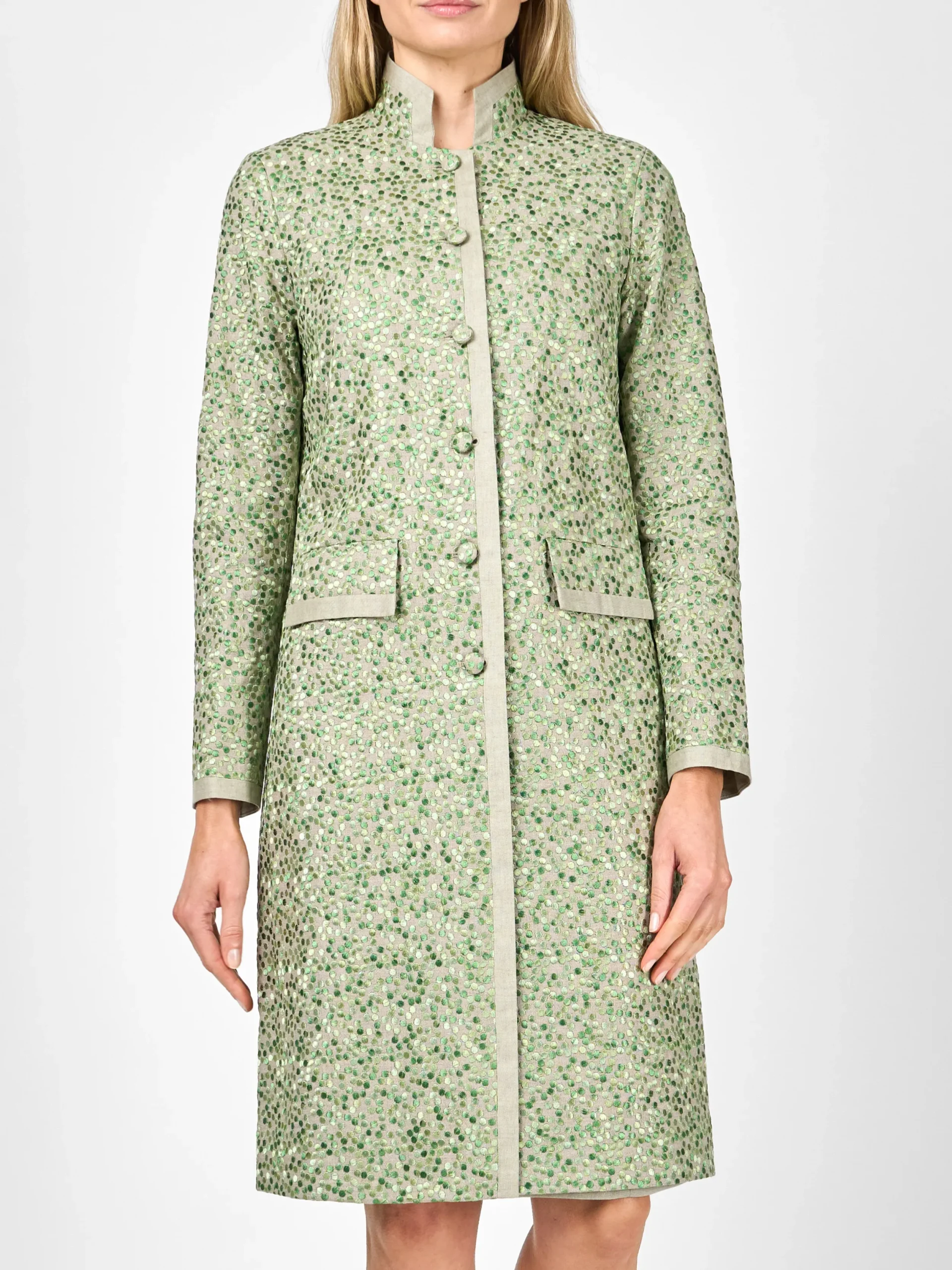 Favourbrook St James Coat Stone Dorchester Linen-Women Jackets & Coats