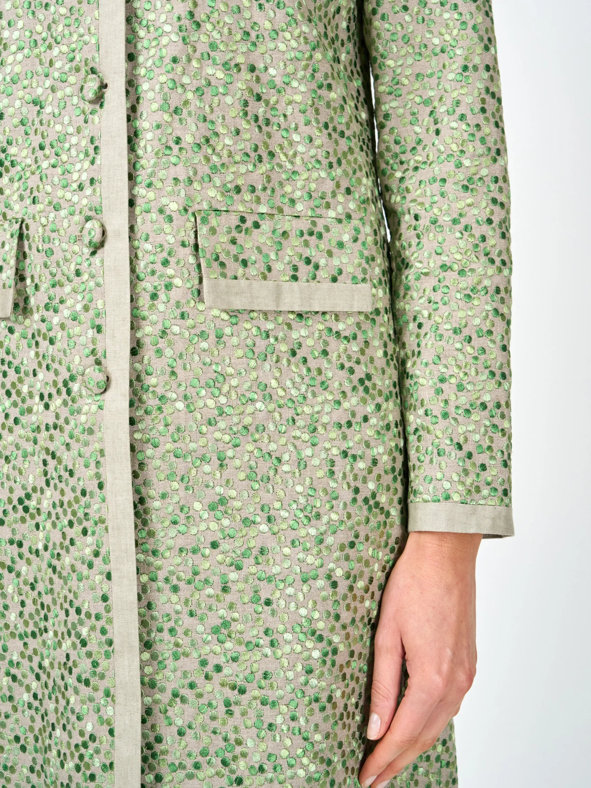 Favourbrook St James Coat Stone Dorchester Linen-Women Jackets & Coats