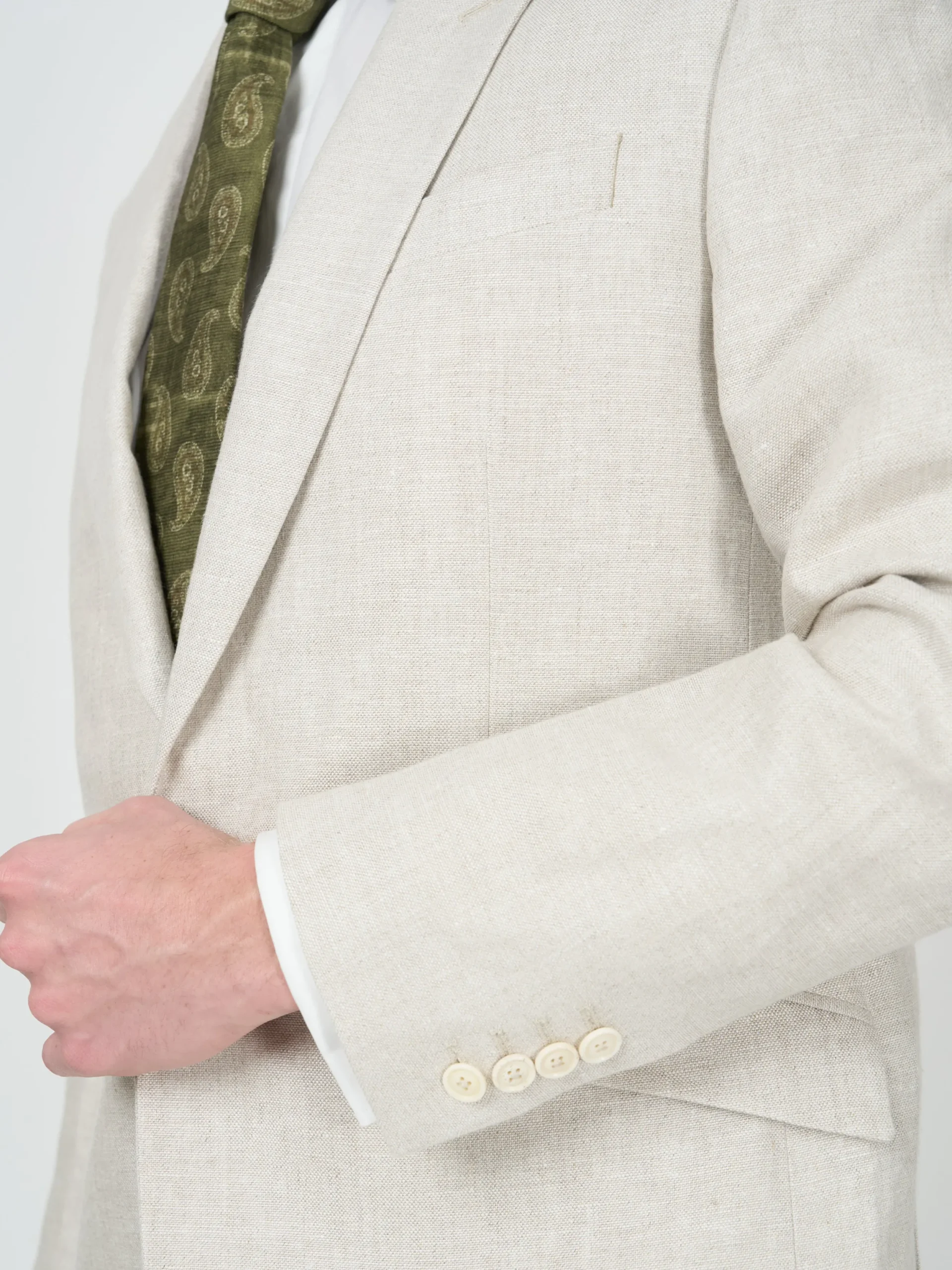 Favourbrook Stone Evering Linen Ebury Jacket- Wedding Attire