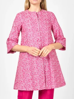 Favourbrook Swing Jacket Fuchsia Dorchester Linen-Women Short Jackets | Jackets & Coats