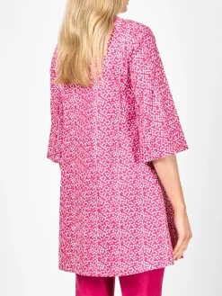 Favourbrook Swing Jacket Fuchsia Dorchester Linen-Women Short Jackets | Jackets & Coats